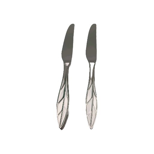 Reed & Barton Arbor Dinner Place Knife 2pc Set 18/10 Stainless Flatware Glossy