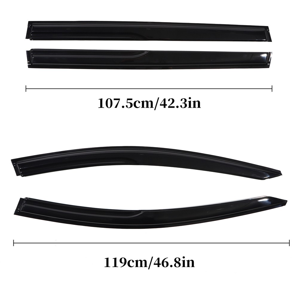 For Honda Odyssey 2018-2024 Side Window Visor Sun Rain Deflector Guard