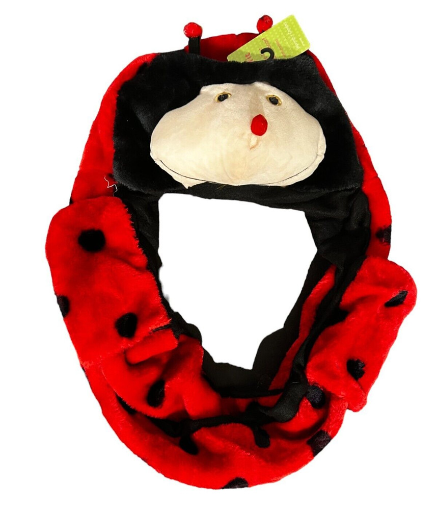Cute Pet Hat & Scarf - Ladybug