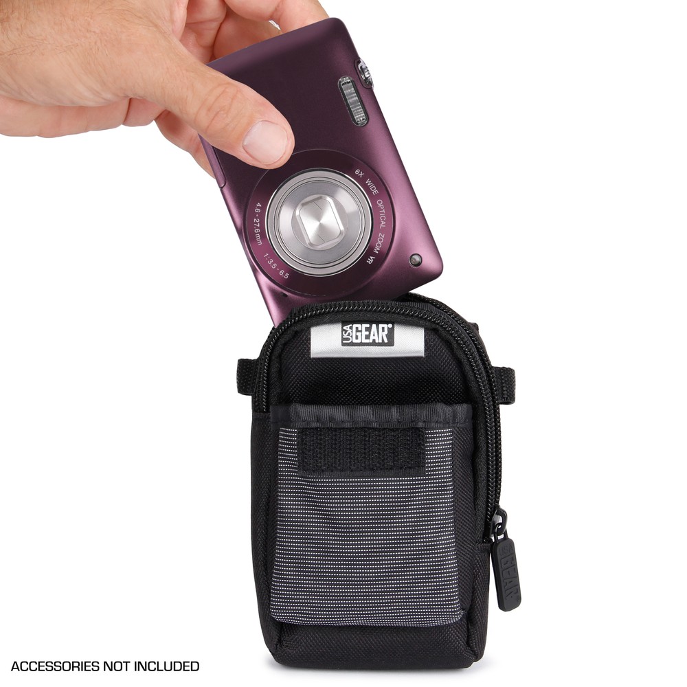 Camera Bag with Accessory Pocket , Shoulder Strap & Belt Loop