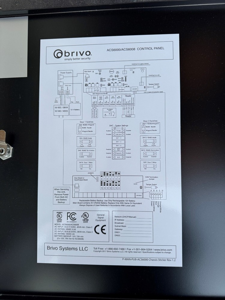 Brivo ACS6000-E Access Control System