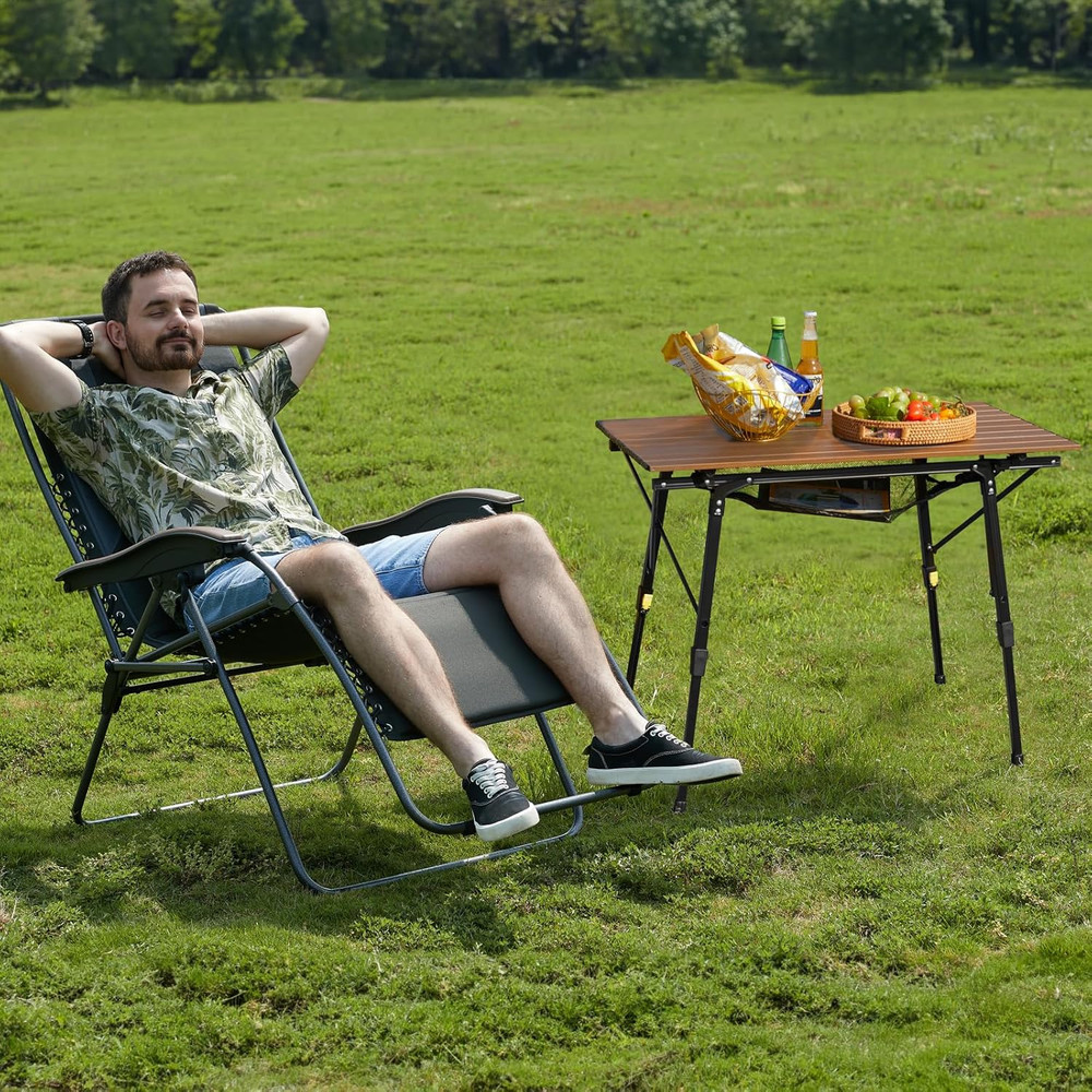 Camping Table Portable Folding Table Ultra Lightweight Folding Camp Table 4 Adju