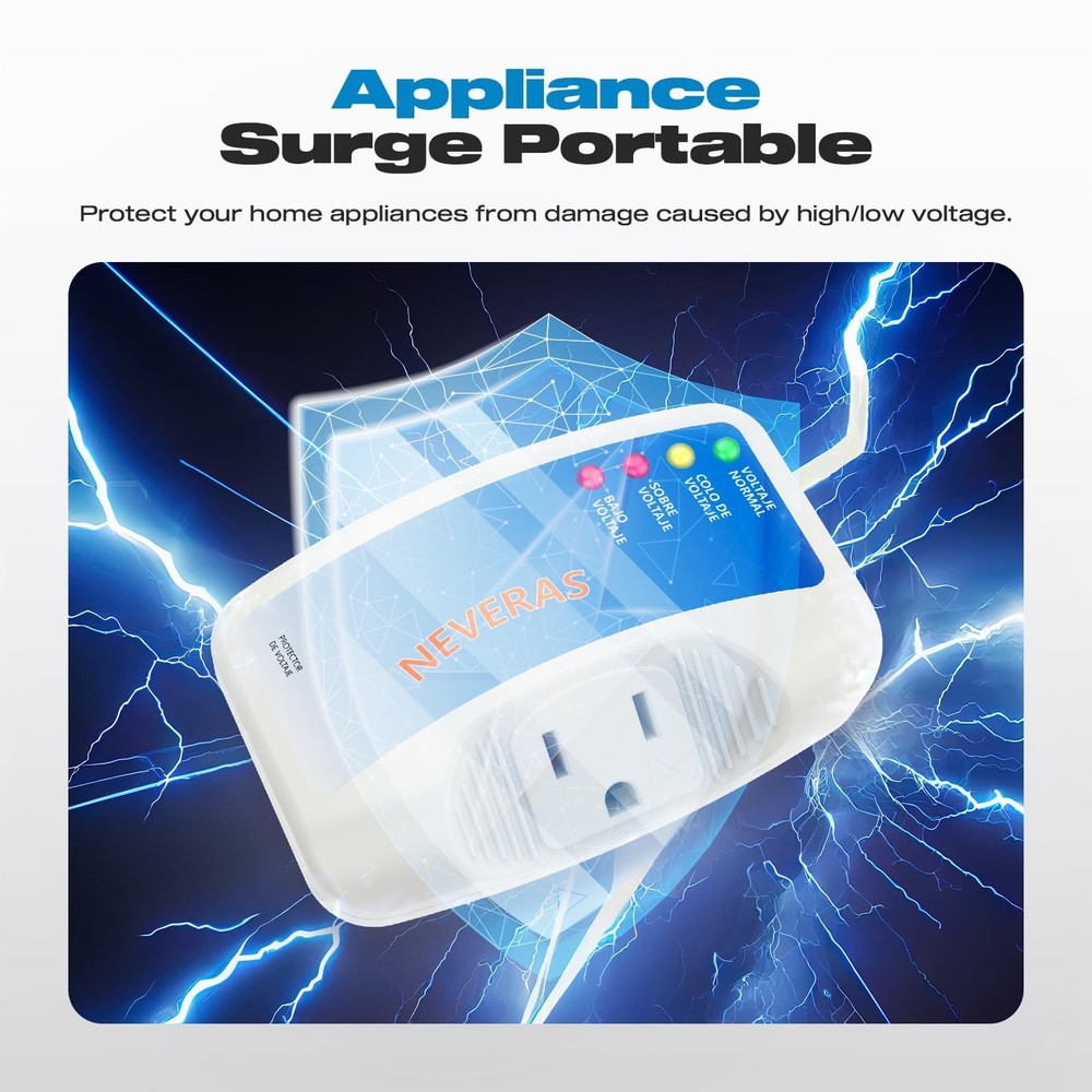 Refrigerator Surge Protector, Malictele Single Outlet Voltage