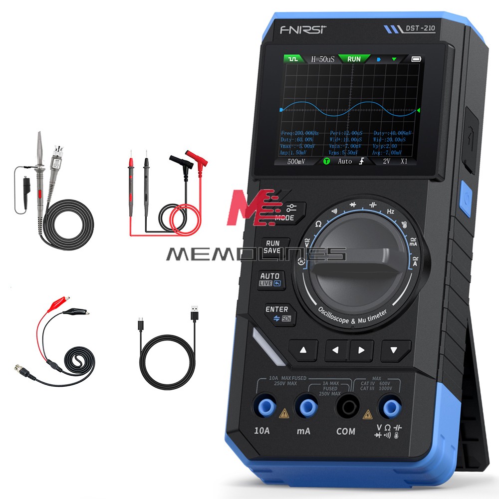 FNIRSI 2C23T 2C53T Digital Oscilloscope Multimeter Function Signal Generator