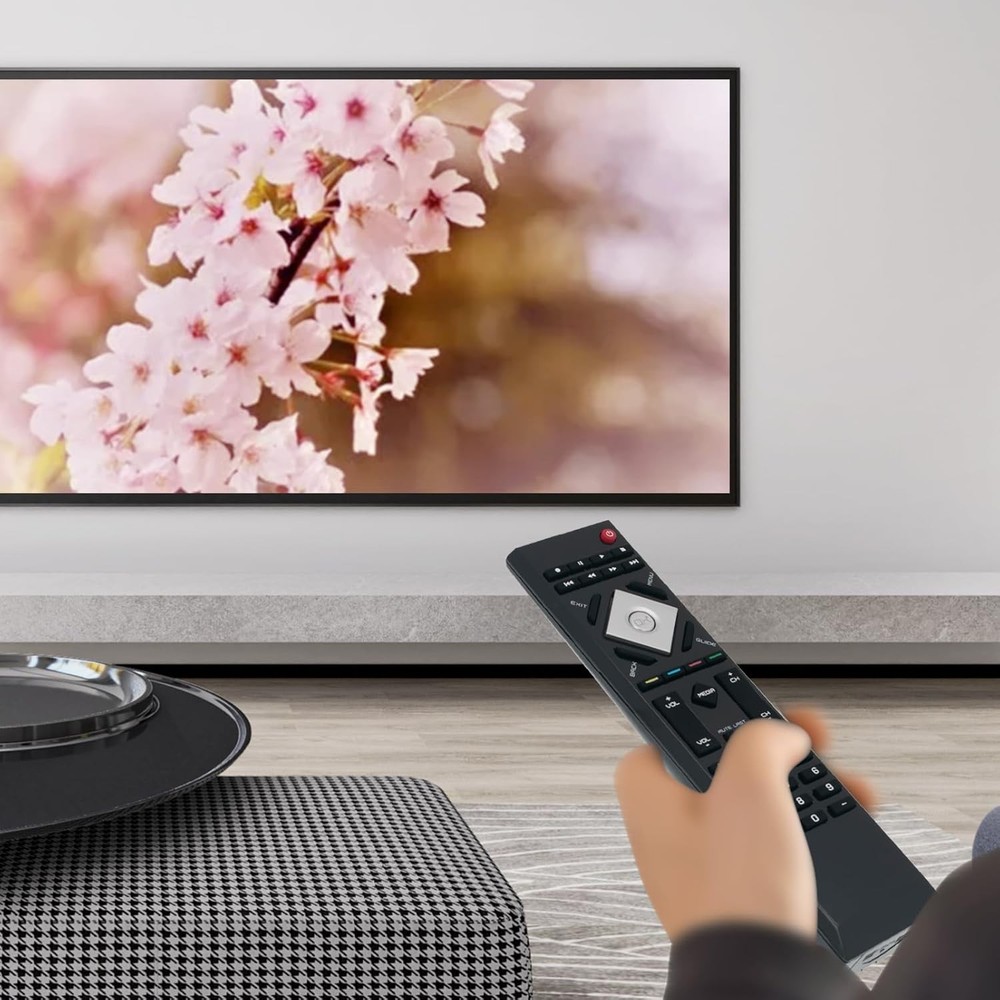 VR15 Remote Control Replace fit for VIZIO TV E320VL E320VP E321VL Black