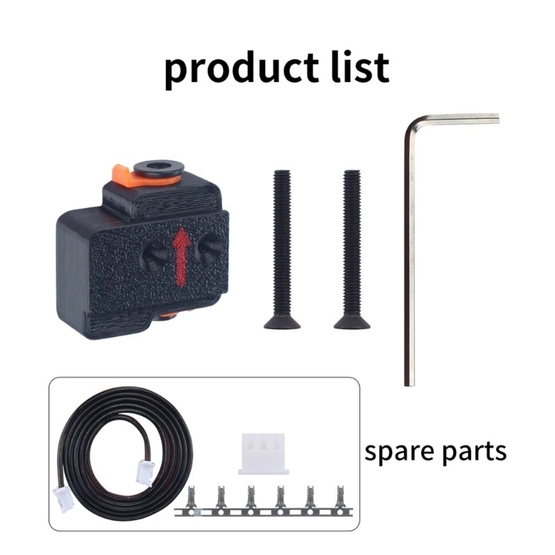 Precise ABS Filaments Detector For 3D Printing Real Time Data LED Notification