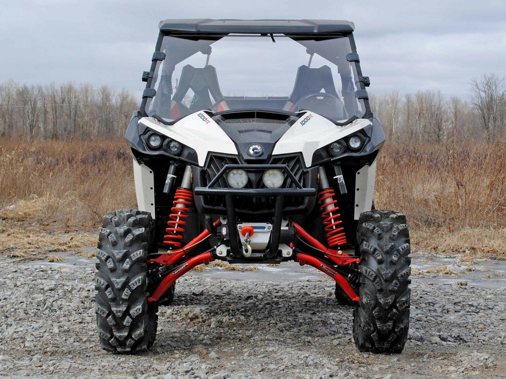 SuperATV Can-Am Maverick 1000 Heavy Duty Scratch Resistant Full Windshield