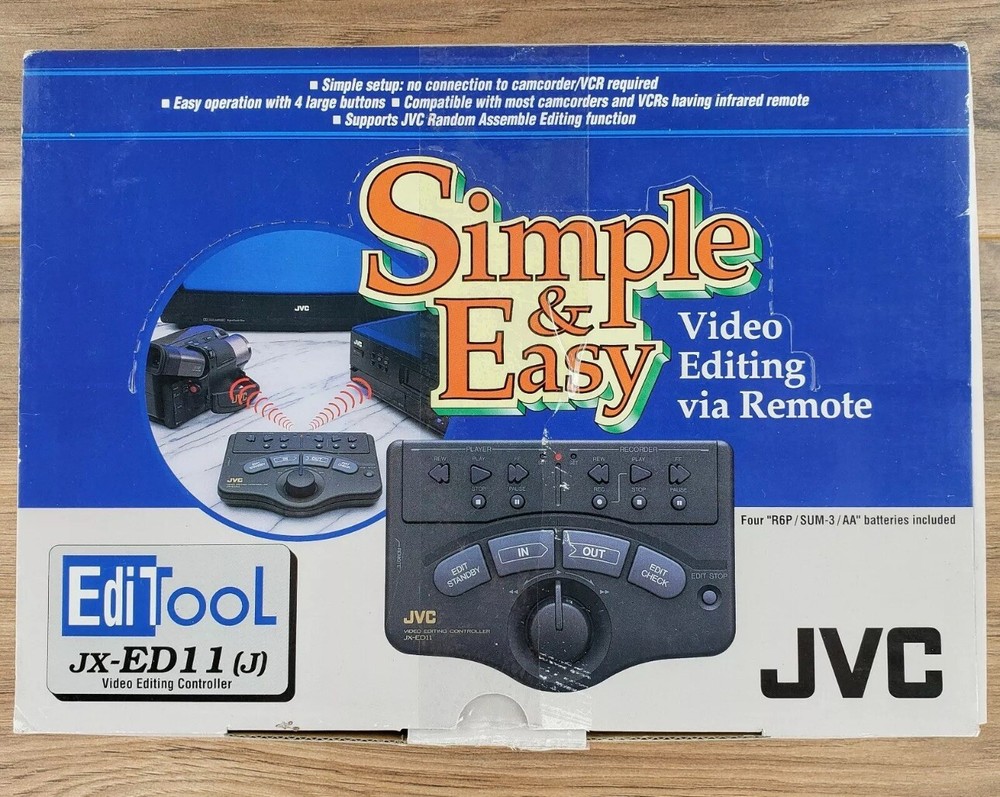 JVC Video Editing Controller JX-ED11 (J) Simple & Easy Video Editing Tool
