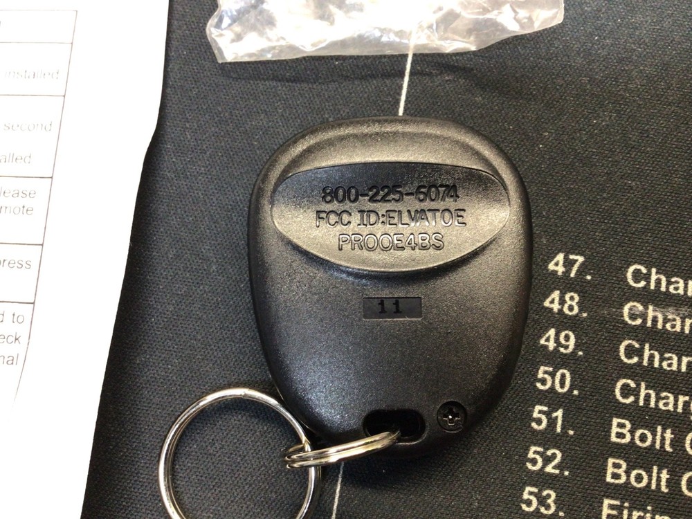 Audiovox PRO-OE4BS replacement remote NEW.