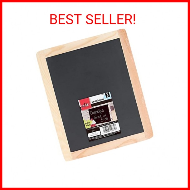 Plaid Double Sided Framed Chalkboard, 8.5"X10.5", 1 Pack