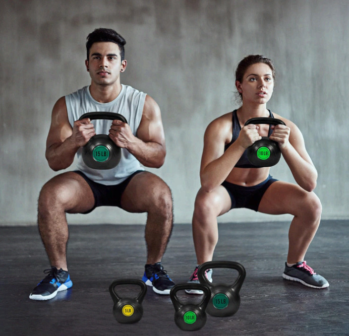Kettlebell Sets Piece Strength Training KettleBells Weight Set