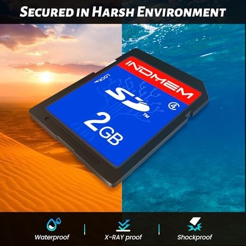 2GB SD Card - 10 Pack Class 4 Flash Memory Cards for Cameras & Devices - MLC Sta