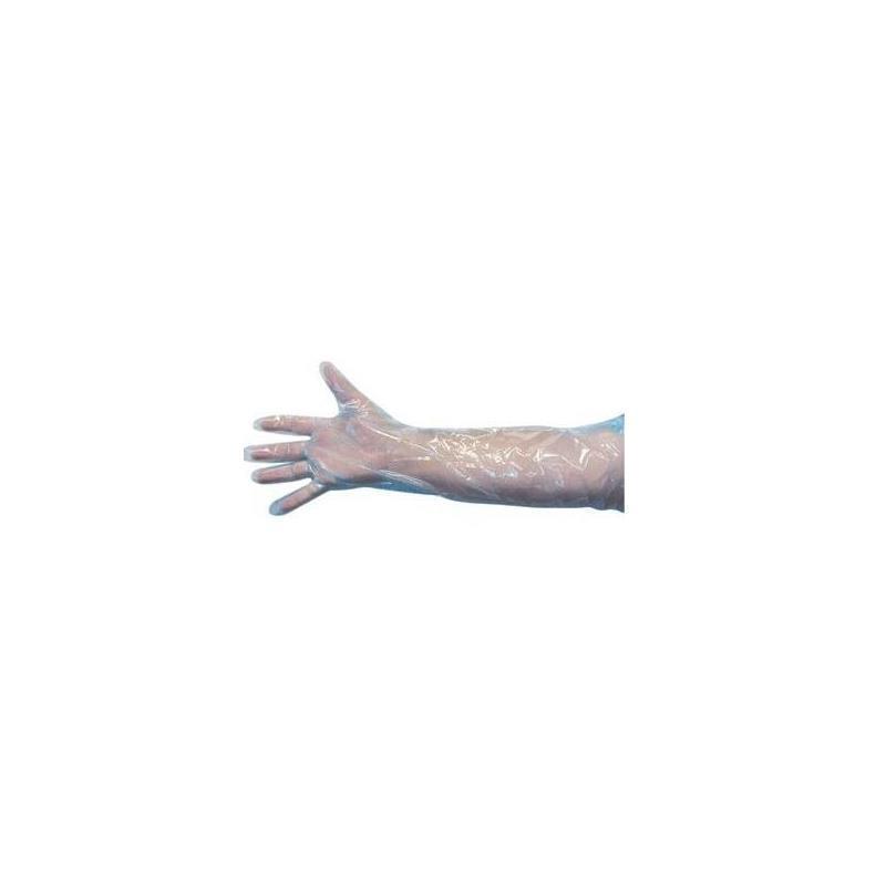 Shoulder Length Gloves 1 ml Blue Sterilized 50 Count