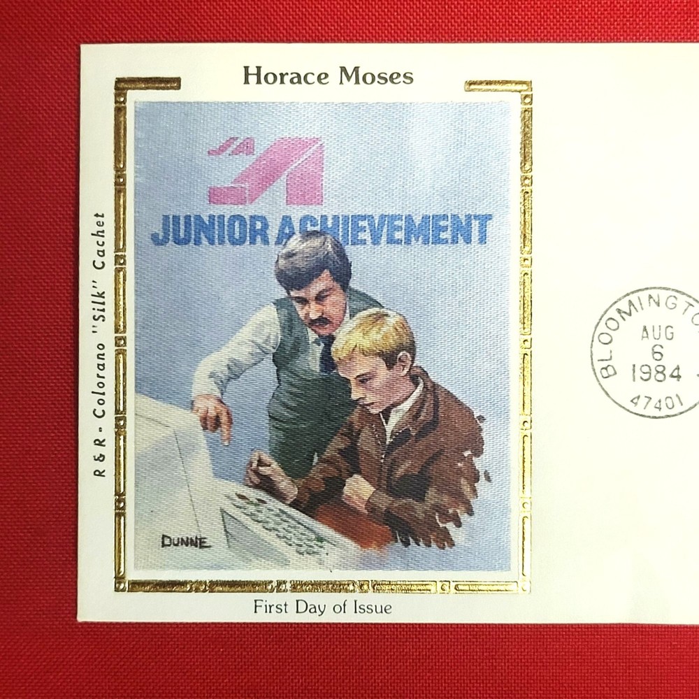 First Day of Issue Horace Moses Stamp Cache Envelope