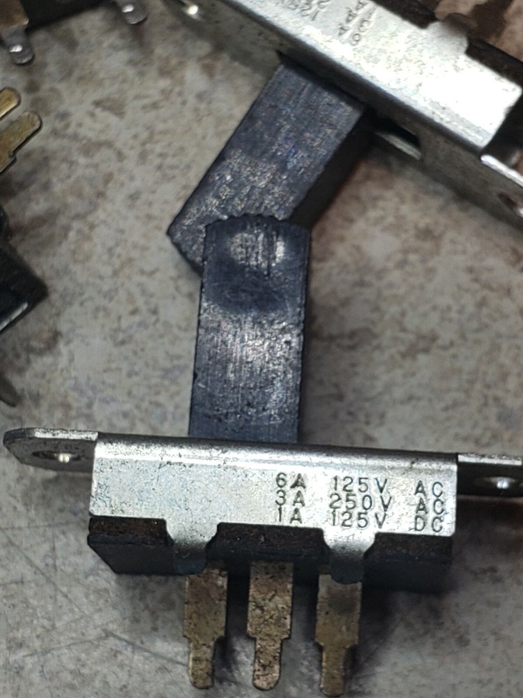 Lot of (7) Stackpole SPDT Slide Switch