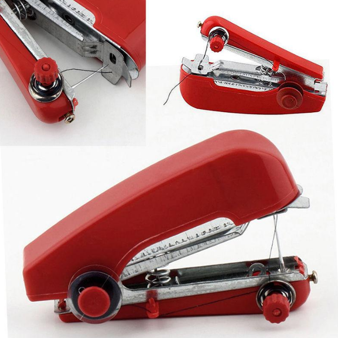 Portable Sewing Machine Mini Cordless Handheld Manual Sewing Machine Needlework
