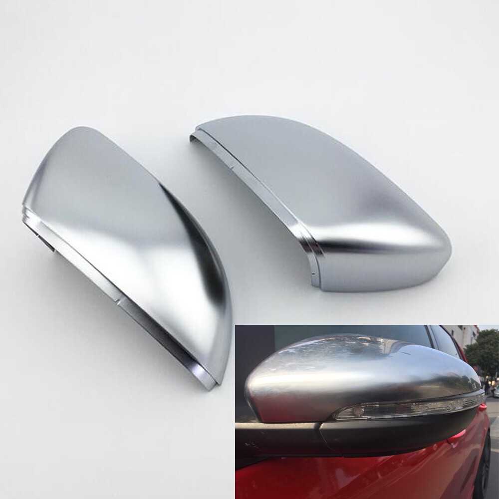 Chromium Silver Rearview Mirror Protective Covers For Vwgolf