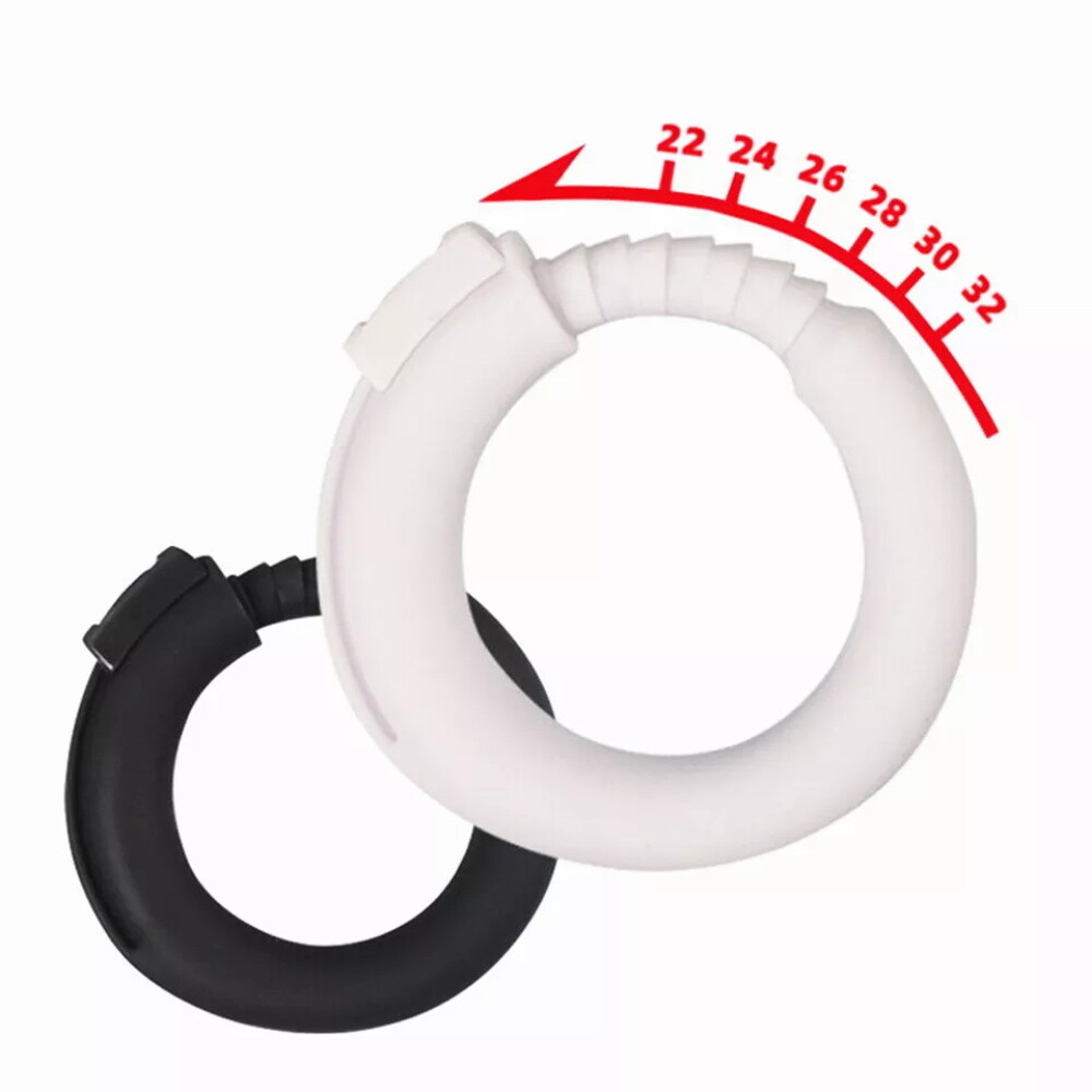 Male Adjustable Silicone Penis Cock Ring Enhancer Prolonging Delay Ejaculation