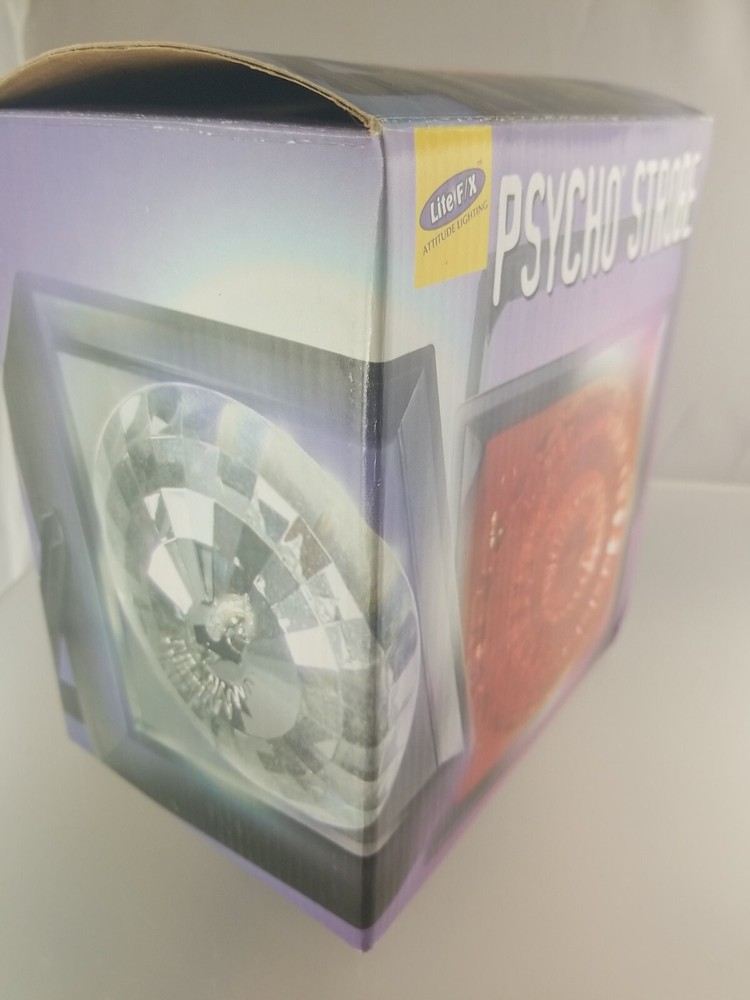 Psycho Strobe Light- 3 Color Panels- Speed Adjuster Halloween