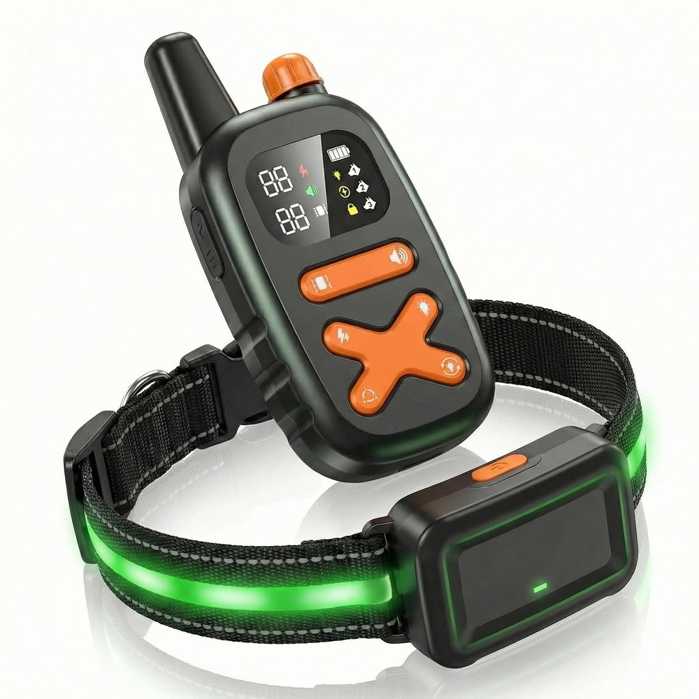 Remote Training Collar with LED Light – 3300FT Range, Rechargeable & Waterpro...