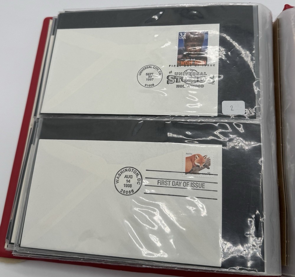 Commemorative First Day Issue Envelope/Postcard Collection Book ￼