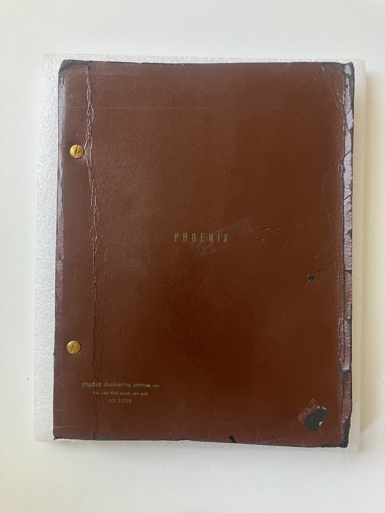 'FAHRENHEIT 451' SCRIPT (1966) TRUFFAUT ORIGINAL AUTHENTIC 'PHOENIX' DRAFT