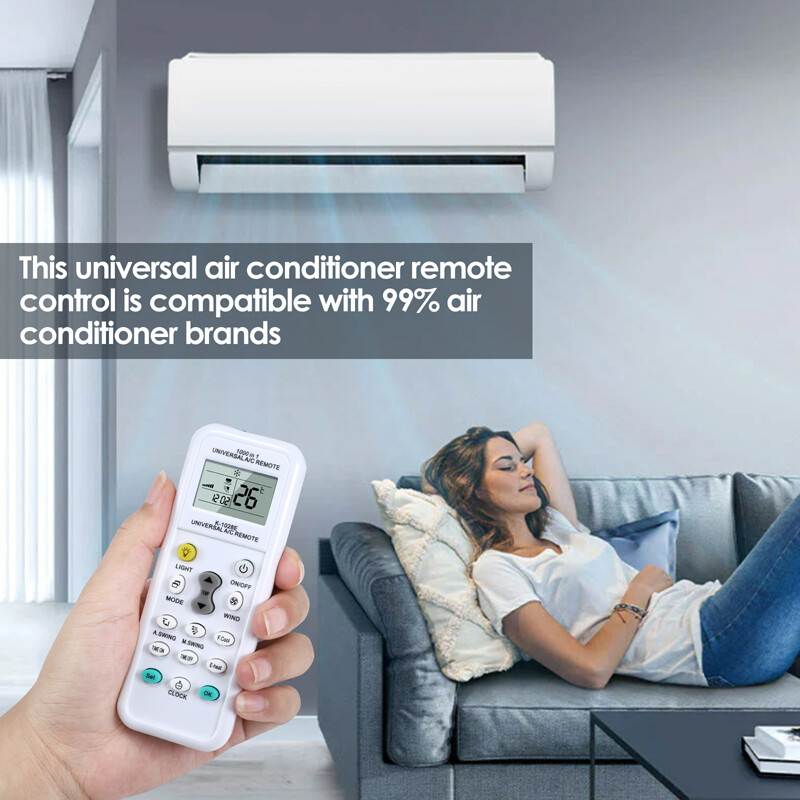 2X Universal Air Conditioner Replacement Remote Control for Most Air-Conditioner