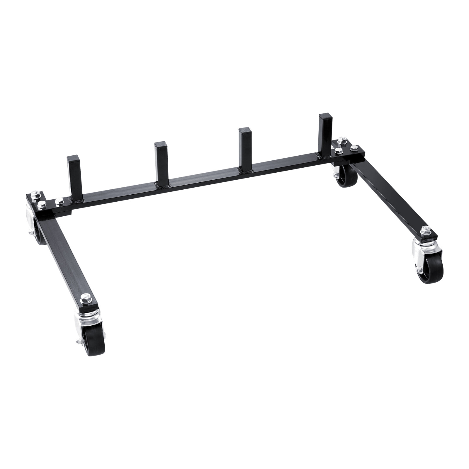 VEVOR Car Dolly Rack Hydraulic Trolley Jack Stand Organizer 4-Dolly Capacity