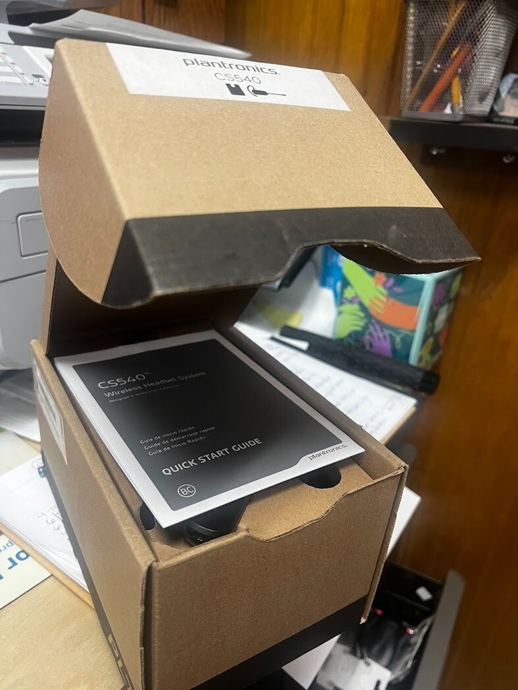 Plantronics CS540 Wireless Headset System PLUS BONUSES - BLACK