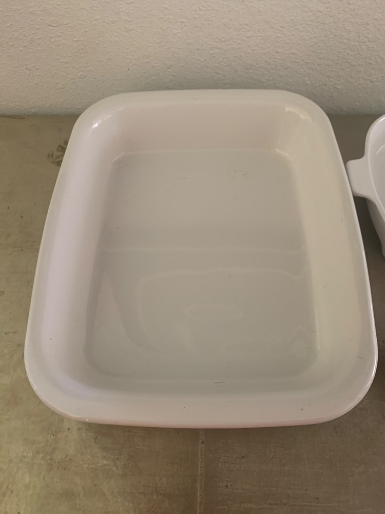 Vintage Just White Corning Ware Lot