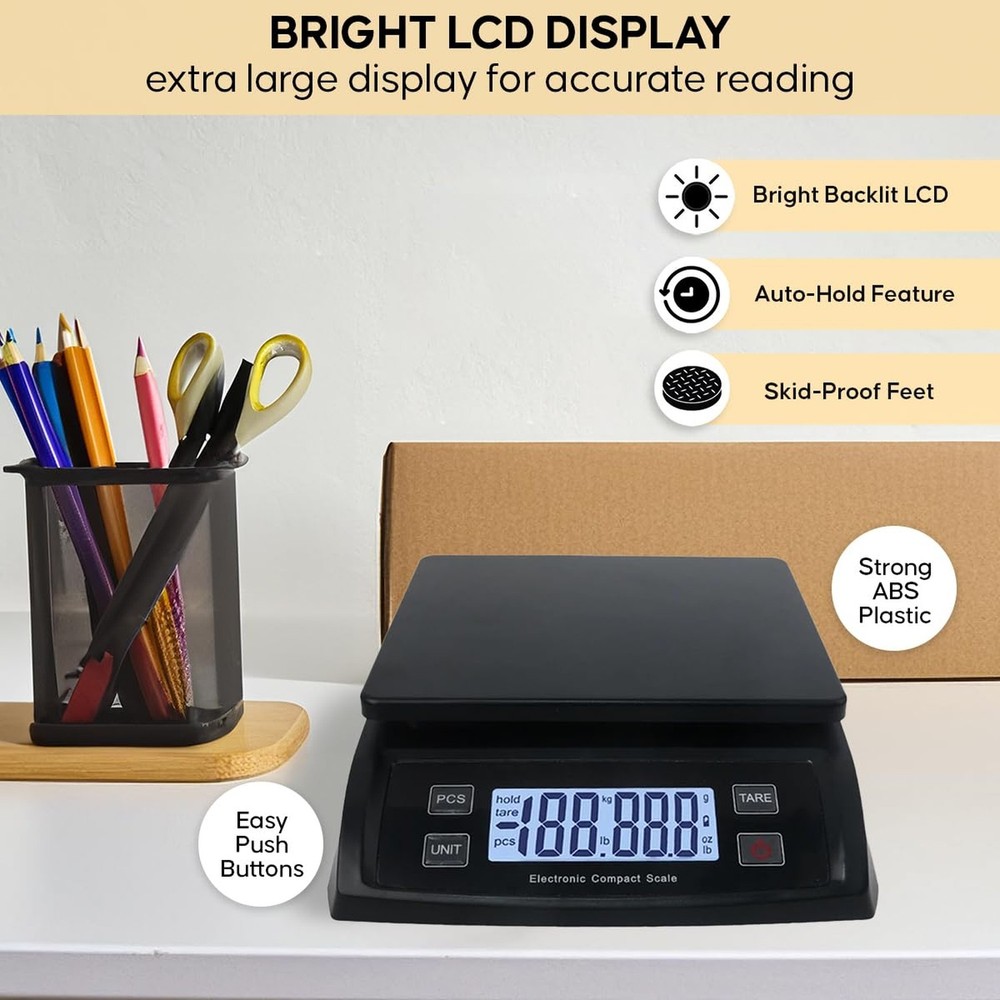 Arkscan S23 Mail Postage Scale with Hold and Tare Function, Gram/Ounce/Pound ...