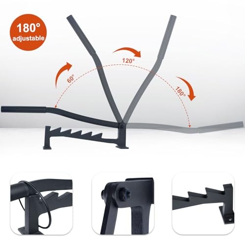 Wall Mounted Firewood Splitter with Extended Handle, Ordinary & Removable