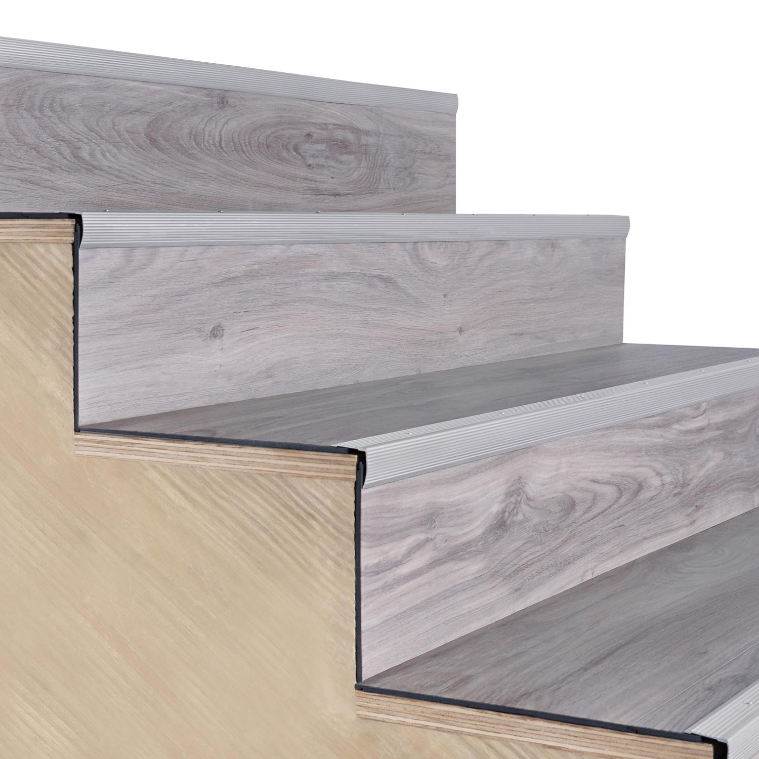 M-D Building Products 1.125 in. H X 1.125 in. W X 36 in. L Prefinished Silver Al