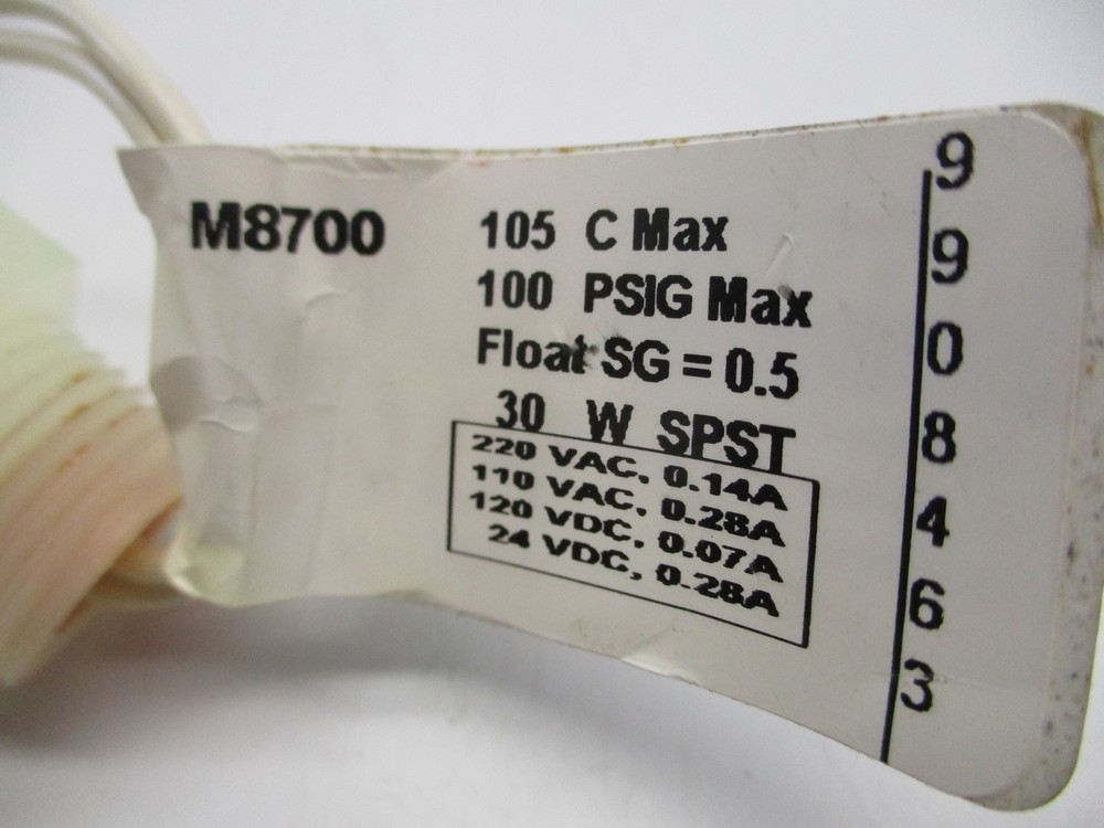 MADISON M8700 LIQUID LEVEL SWITCH NSNP