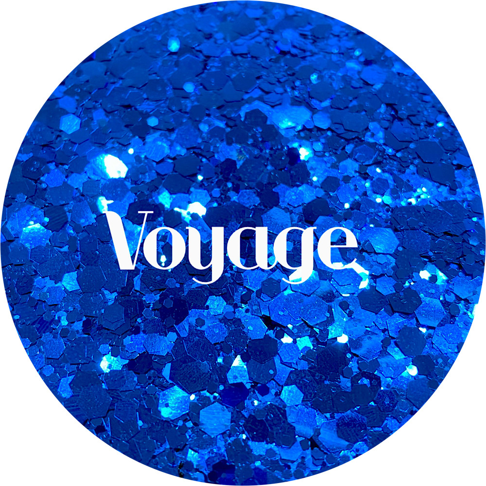Premium Polyester Glitter - Blue Chunky Mix