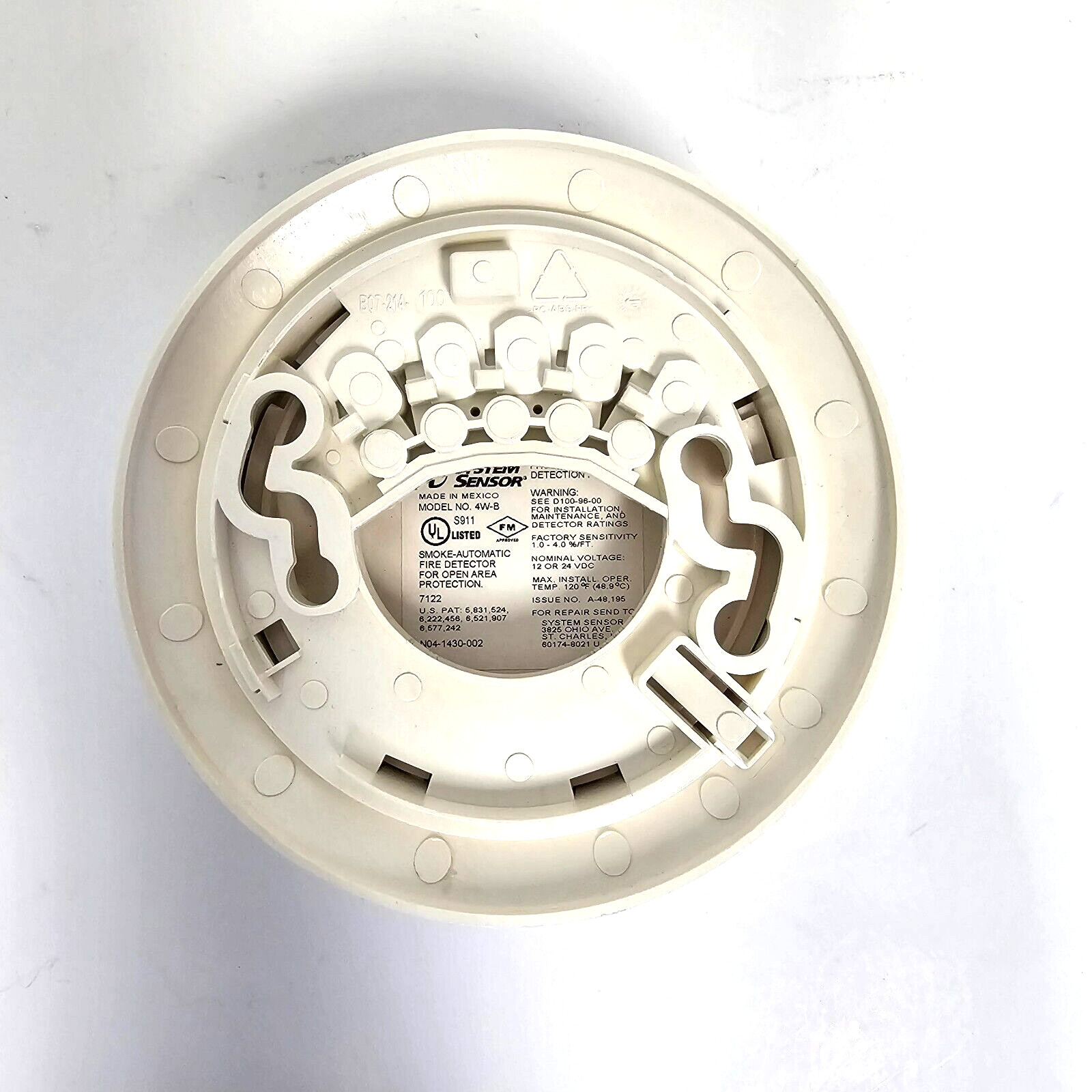 System Sensor 4W-B Photoelectric Smoke Detector NEW (Open Box)
