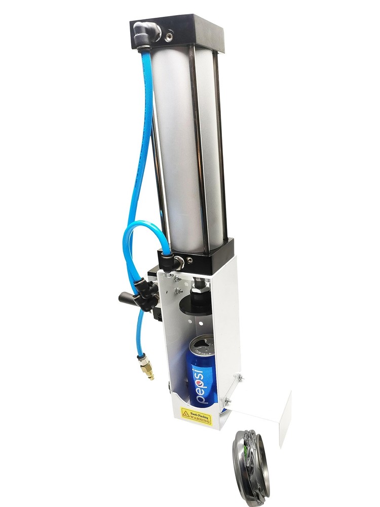 Auto Ejection Can Crusher Vertical Wall Mounted Can Crusher Heavy Duty Effici...