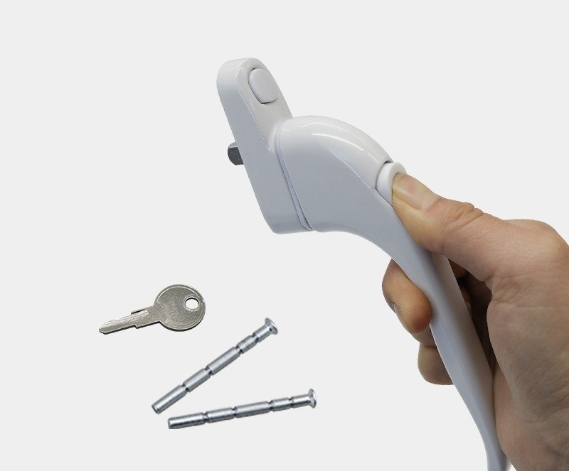 Universal Window Handle Multi-Spindle Inline PVC Outward-Opening Windows