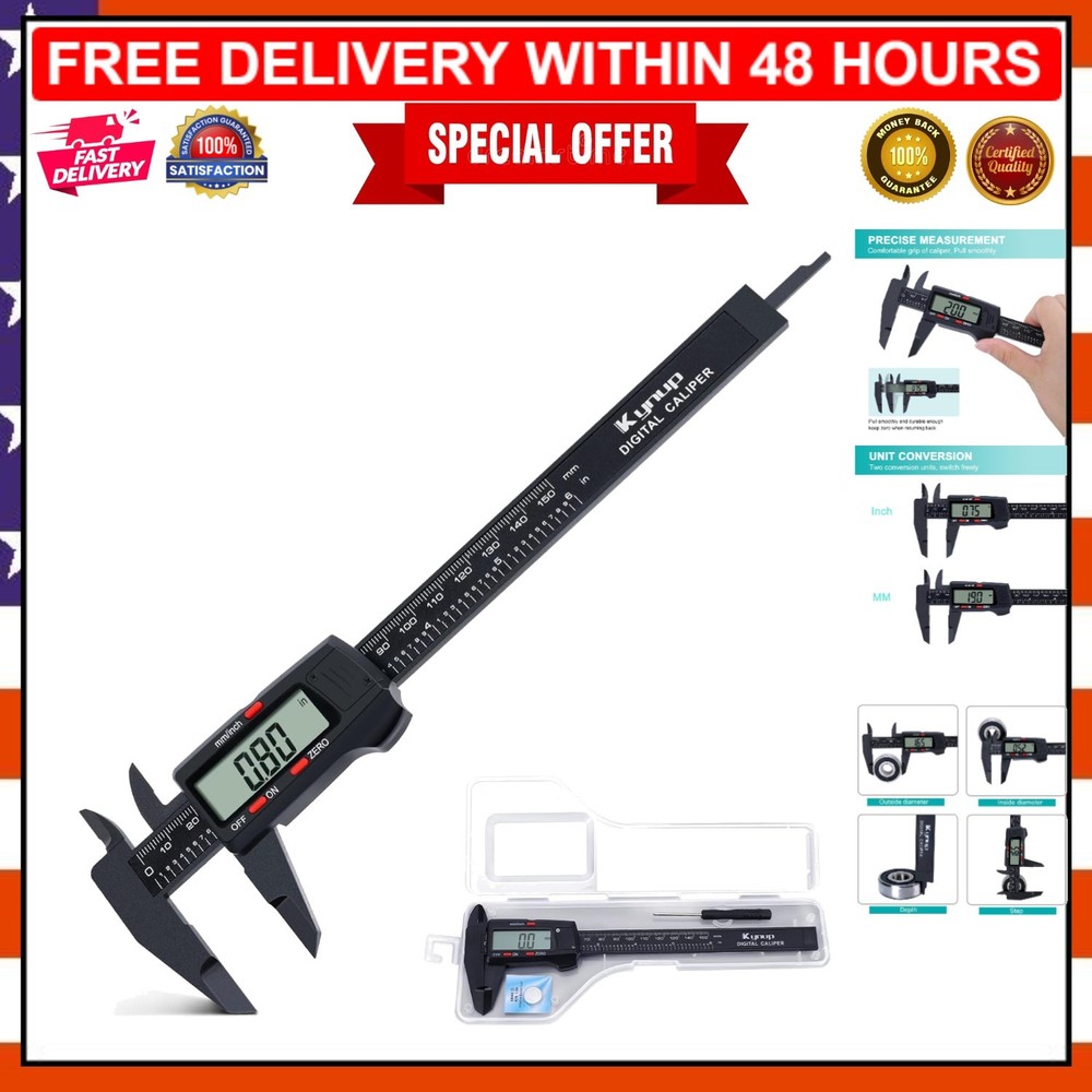 High-Precision Vernier Caliper: Digital Measurement Tool with Auto-Off Function