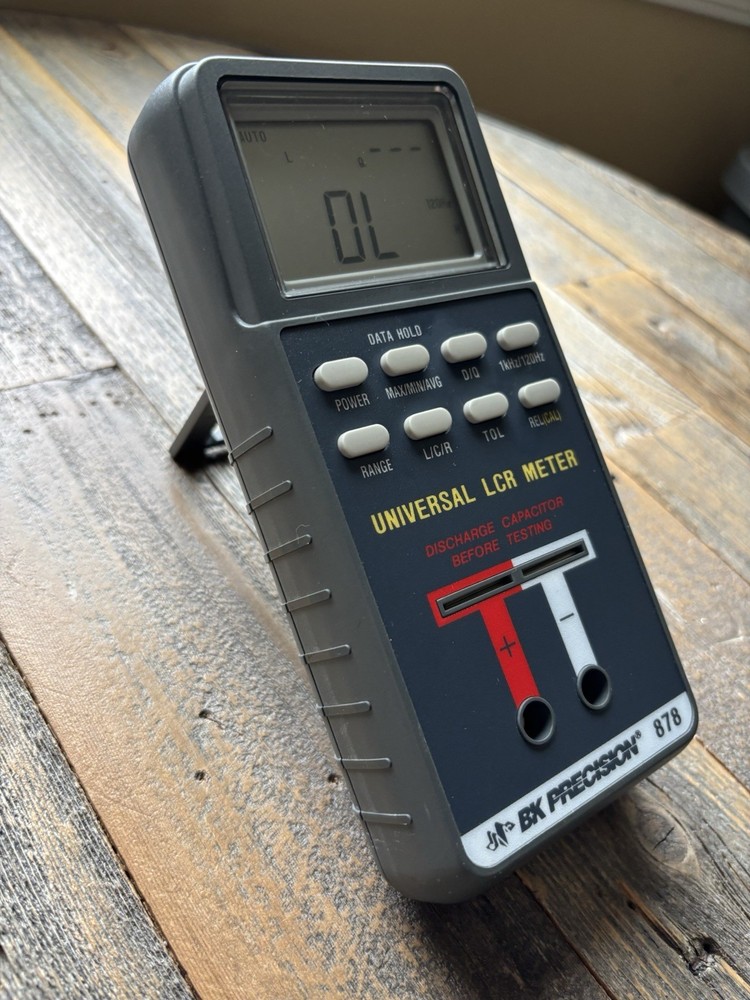 BK Precision 878 Universal LCR Meter – Handheld Component Tester