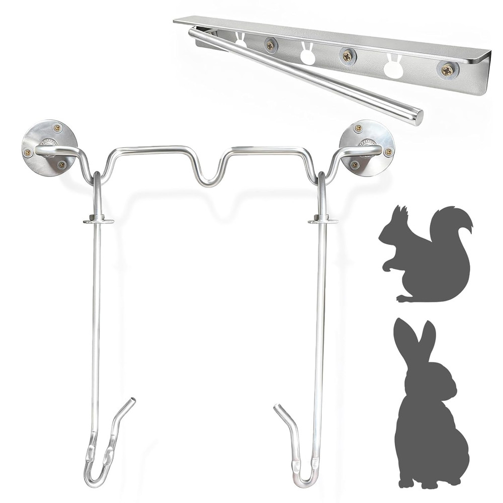 Rabbit Dislocator Skinning Tool Set, Humane Cervical Dislocation Tool with Skinn