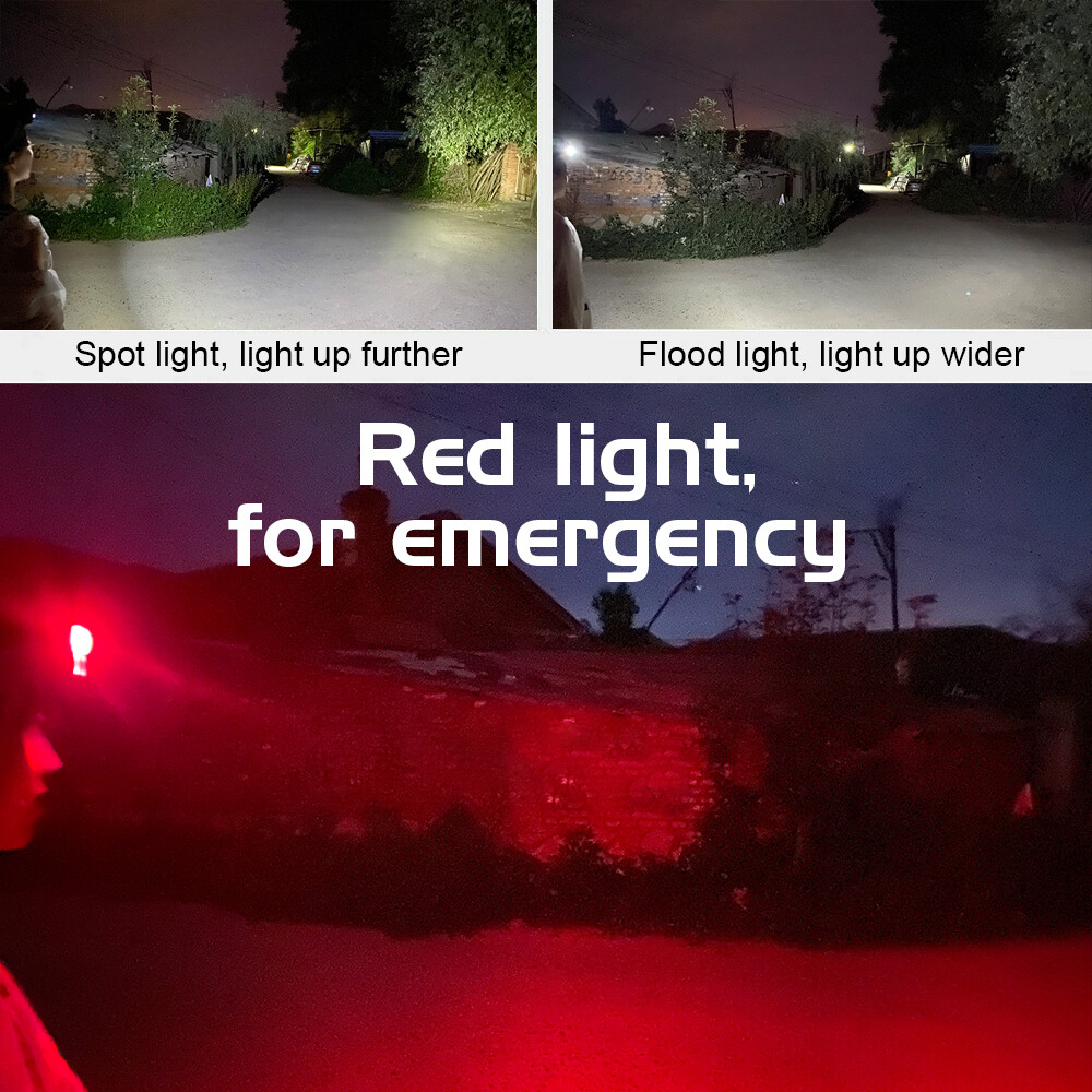 LED Motion Sensor Headlamp USB Rechargeable Headlight Torch Flashlight Band Work