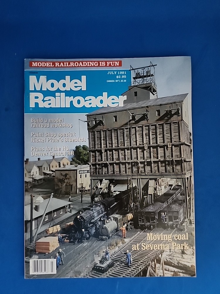 Model Railroader Magazine July 1991 Issue