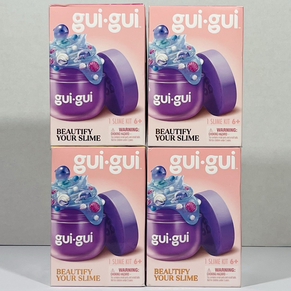 New Gui Gui Salish Matter Slime 4 Pack
