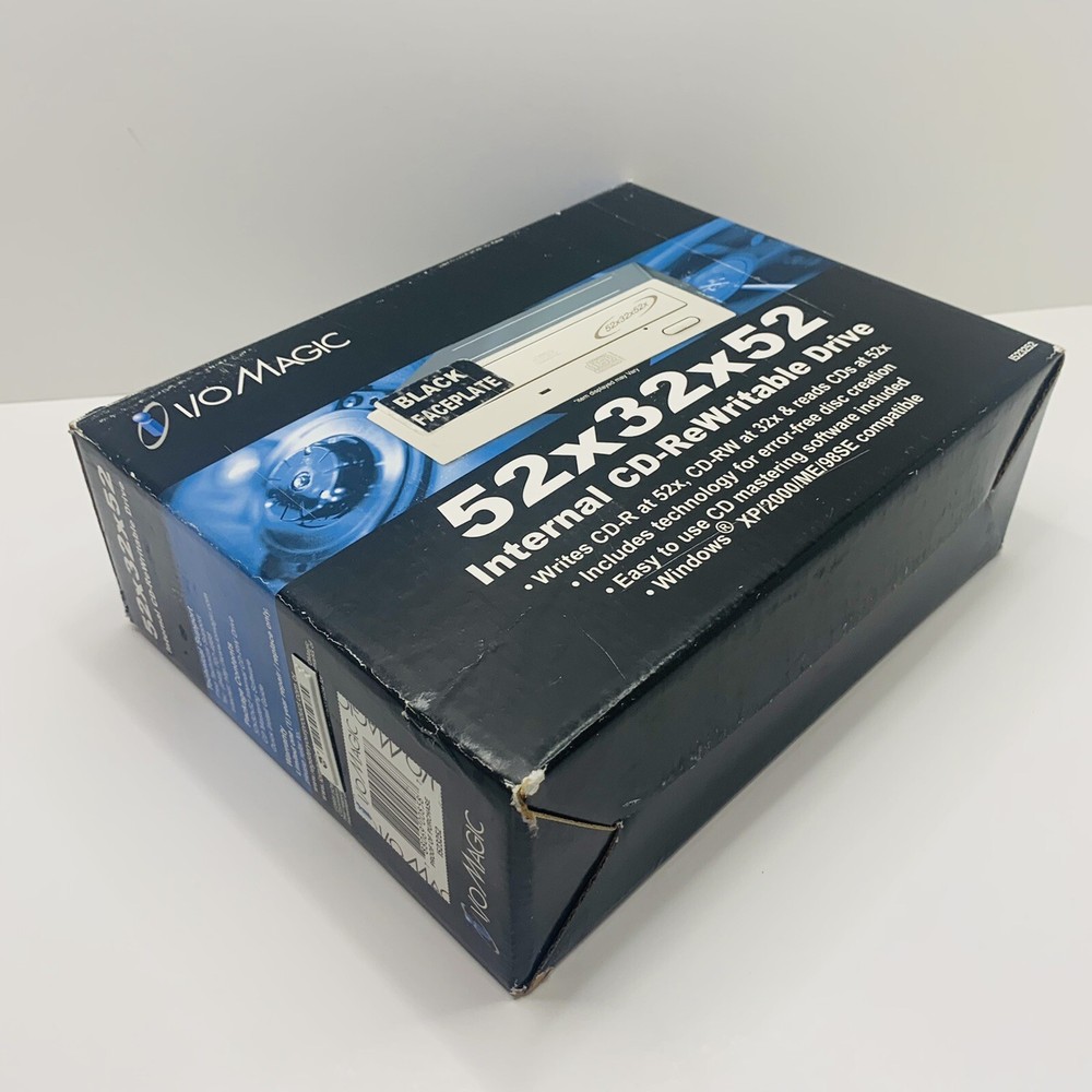 Internal CD-Rewritable Drive 52 x 32 x 52 By I/O Magic Pre Owned - E-IDE /ATAPI