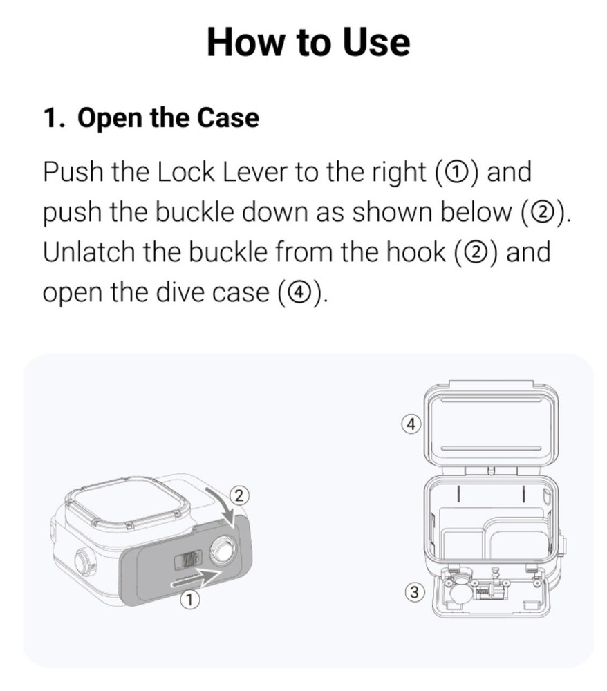 Original Insta360 Ace Pro Dive Case – Waterproof