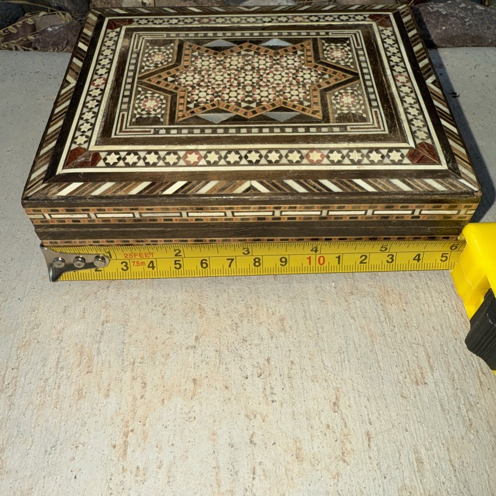 Middle Eastern Khatam Marquetry Inlay Box
