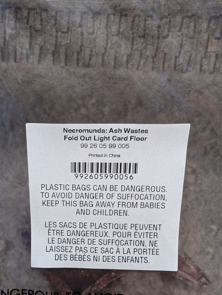 Necromunda Ash Wastes playmat, 40K