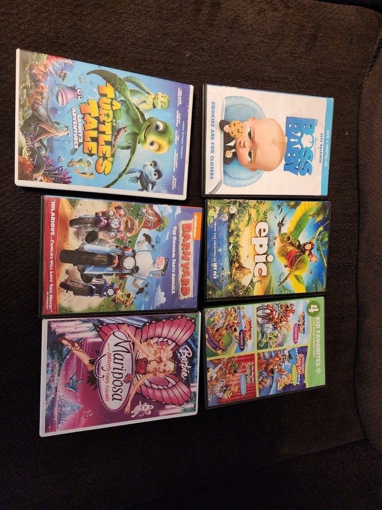 Lot of 6 empty dvd cases