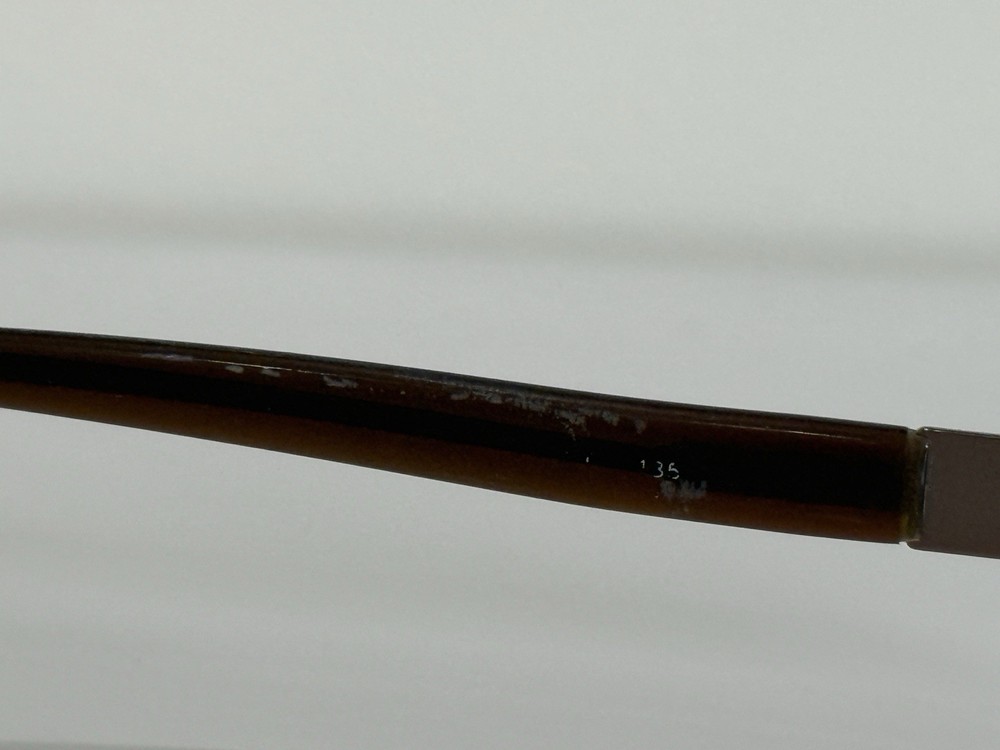 Versace MOD Square Bronze Brown Eyeglasses Frame Only 53-16-135